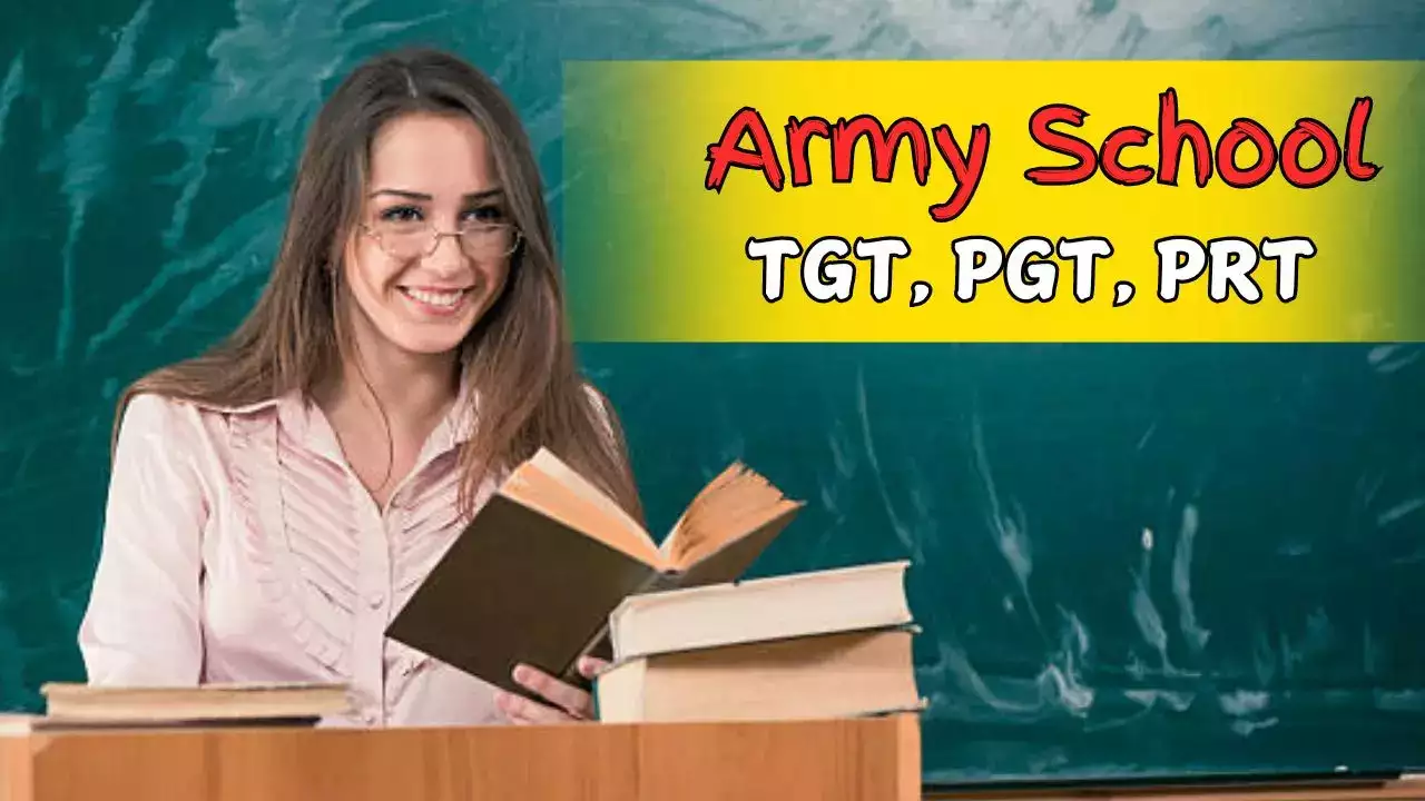 Army School Recruitment 2024