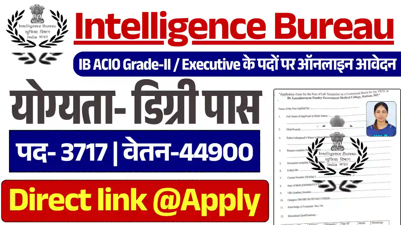 Intelligence Bureau Recruitment 2025
